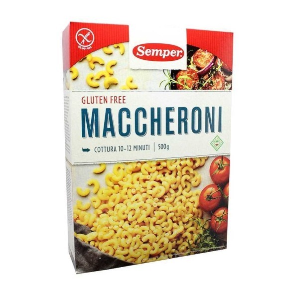Semper Makaroner Gluten Free 500g/ Gluten Free Macaroni Semper Makaroner Gluten Free 500g/ Gluten Free Macaroni