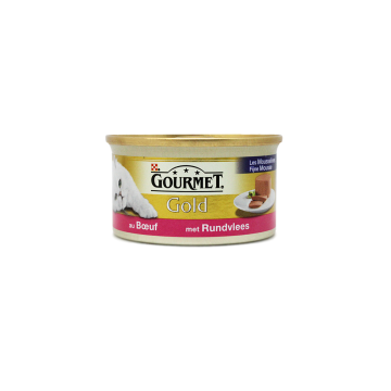 Gourmet Gold Met Rundvlees / Cat Food Beef 85g