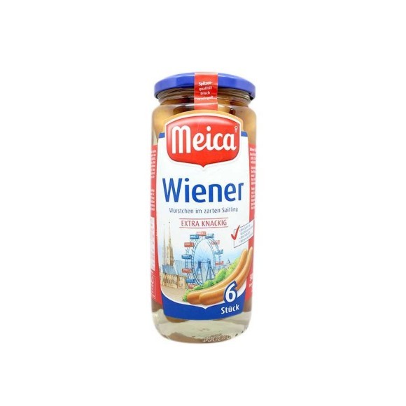 Meica Wiener Würstchen Extra Knackig x6 / Salchichas de Viena 540g Meica Wiener Würstchen Extra Knackig x6 / Salchichas de Viena 540g
