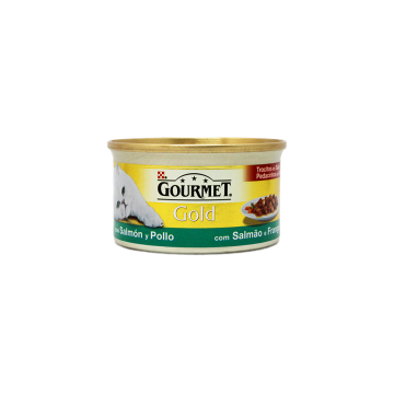 Gourmet Gold Zalm & Kip / Cat food Salmon and Chicken 85g