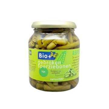 Bio+ Sperziebonen 370g/ Cutted Beans