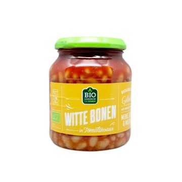 Biologisch Witte Bonen in Tomatensaus / Judías Blancas en Salsa Tomate Bio 360g