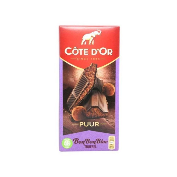 Côte D'Or Bon Bon Bloc Truffel Puur 190g/ Truffle Filled Chocolate Côte D'Or Bon Bon Bloc Truffel Puur 190g/ Truffle Filled Chocolate