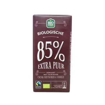 Biologisch 85% Extra Puur Chocolade 100g / Dark Chocolate