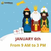 Dear customers:

Remember that this Saturday is national holiday. The three king's are coming 👑👑👑

Have a nice Saturday holiday!! But just in case you've forgotten something, our doors will be open 9am to 3pm.

And our online store will remain open !!!

#three #kings #day #enjoy #children #shopping #online #shop #groceries #supermarket #food #drinks #costablanca